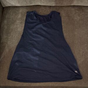 Athletic Navy Blue Tank Top
